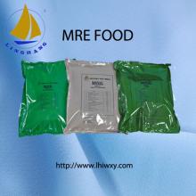 Ready to eat meal with beef flavor