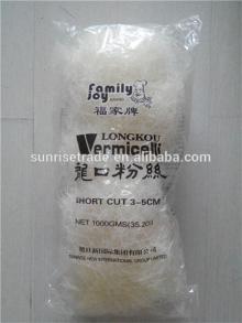 Certificated by HACCP/ISO/FDA/QS A Quality Longkou Green Bean /Pea Cut Vermicelli