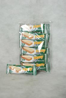 Hany s pandan flavour cream filled  wafer 
