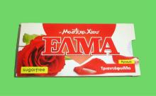 ELMA sugar free chewing gum with  mastic  and rose flavor
