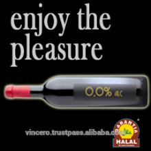 Red wine dealcoholized - Halal Compliant - 0% alcohol - 750 ml  bottle  -  Cork  closure