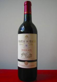 AOC Bordeaux Chateau at 1.85 Euros/ bottlle French red wine