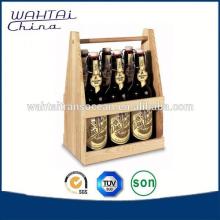 High End Champagne Wood Wine Crate