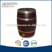 Wine Barrel With Metal Tap