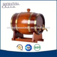 Wooden Keg With Steel Tank inside