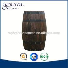 Decorate Wood Storage Barrel