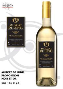 French wine AOC muscat de Lunel-Vin doux naturel
