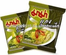 MAMA instant noodles chicken green curry flavour
