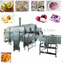 continuous Onion frying machine