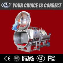 Automatic spray type retort for glass bottle and canned food
