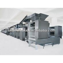 China stainless steel full automatic soft and hard biscuit factory machine