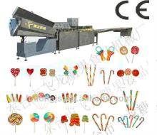 FLD-300 automatic candy cane lollipop with different shapes production line(crutch lollipop)