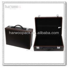 The Classic Red Wine Leather Suitcase