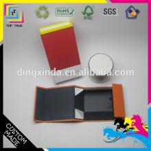 cardboard ribbon closure folding wine box shenzhen factory