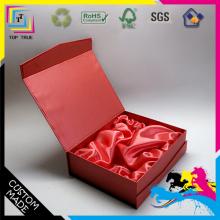 wholesale factory texture cardboard book shape wine box