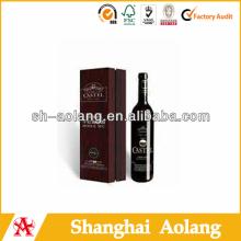 Luxury French red wine bottle shipping boxes wholesales China