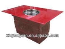 Red table Smokeless barbecue electric barbecue grill