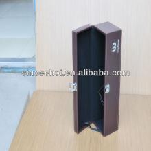 cheaper leather red wine packaging design from china