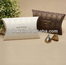 Eco-friendly wedding favor pillow  box  for  candy 
