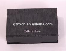Black fancy paper gift box for red wine