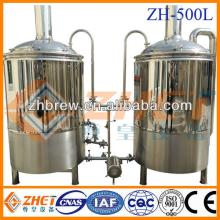 500l SUS304 beer brewing kettle/home brewing kettles CE OEM factory
