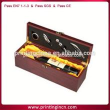 new design stock wooden red wine box