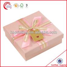 Best seller  flat   pack  cake boxes with ribbon in Shanghai