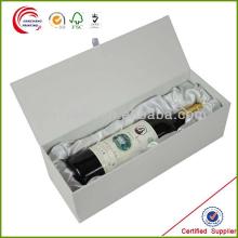 White  Cardboard   Wine   Box 