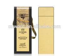 Directly factory wholesale pu  leather  wine carrier,wine  case 