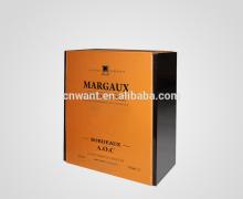 leather gift packaging box for red wine