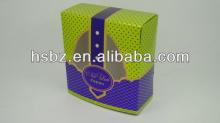  New   design  green polka dot and dark blue plaid empty gift  box 