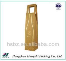 High quality kraft paper red wine paper bag