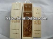 2013 deluxe new design pure natural wooden red wine box