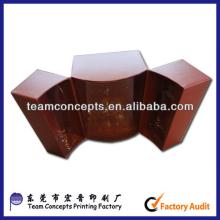 2014 fancy design printed paper champagne box sample free