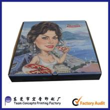 Customized Logo 1-4colors printed 6-20''" E-flute/B-flute carton pizza box