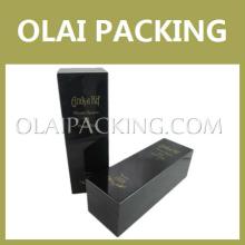 glossy champagne single bottle  flat   pack ed box