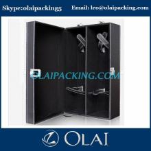 Red Wine Accessory  Leather   Box  For 2 Bottles