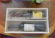 New Designed  Wooden  Wine Box with Glass  Lid 