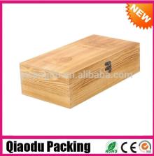 rectangular high end red wine wooden gift box of special design