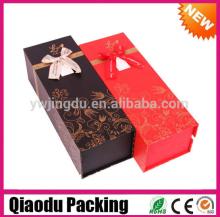 fashion paper gift box for red wine