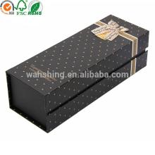 Free sample single bottle red wine box with insert casrd