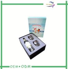plain luxury red wine box