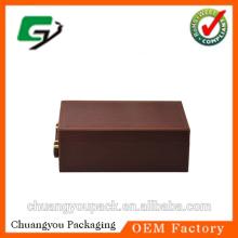hot sale leather red wine box wholesale