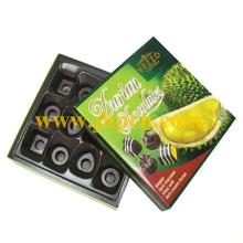 Dark  chocolate   wrapping   paper  box