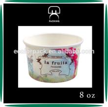 Customized Food Grade Fancy 130ml Ice Cream Cups