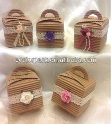 Shabby chic vintage mini  custom   cupcake  box