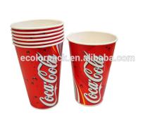 High Quality Custom Cocacola  Cold   Drink  Paper Cup