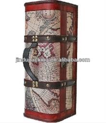 Luxury single bottle red wine wooden box wholasale