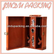 Elegant high quality custom empty red wine wooden box