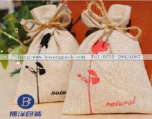 Factory direct sell high quality jute, cotton,linen tea bag packing
